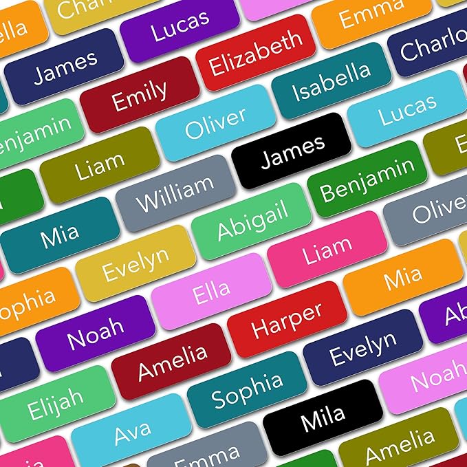 Personalized Name Labels (210 Labels) (0.63" × 0.24") Mini