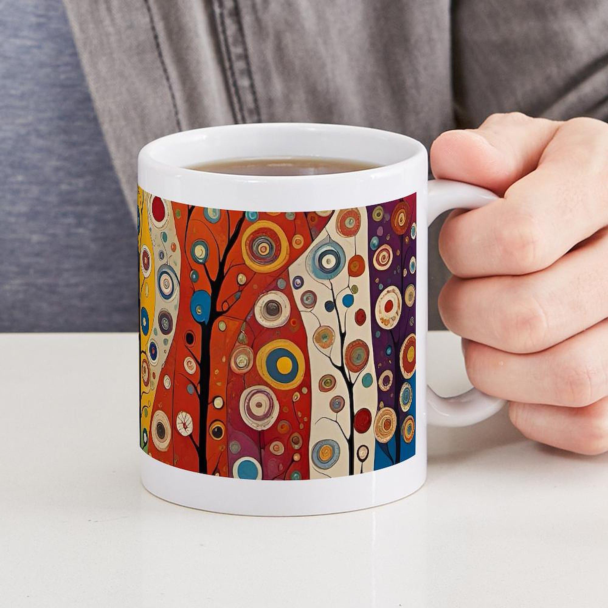 CafePress Lexington Color-Changing Coffee Mug - 11 Oz Ceramic Magic Mug With Custom Design - View #5