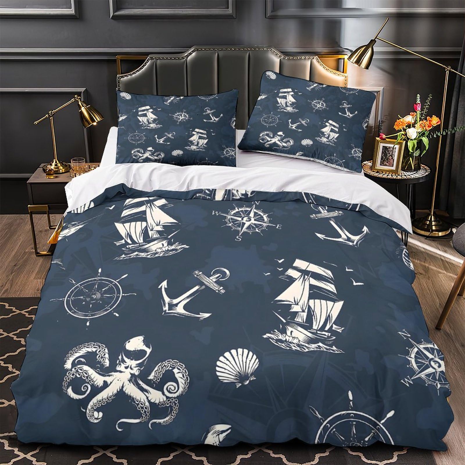 Housse de couette enfant anti-allergène 135x200cm zippée et super douce