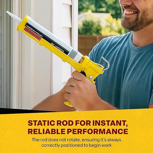 Miniatura 6 de Dripless pistola selladora de 10 onzas con barra hexagonal