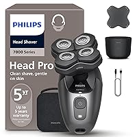 Philips Head Shaver Pro Serie 7000- Rasoio per uomo e donna, testina flessibile a