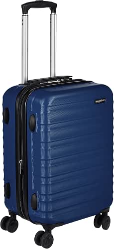 Amazon Basics Valise Cabine Rigide 55 cm – Bleu Marine