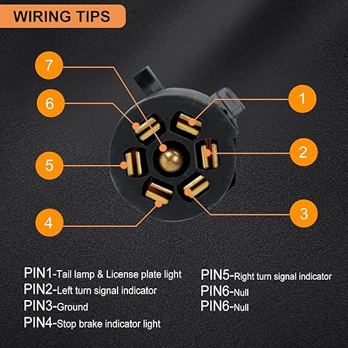 Miniatura 7 de BLACKHORSE-RACING Kit de luz LED magnética para remolque, 2 luces LED universales para remolque, luz de giro de freno de funcionamiento, IP68