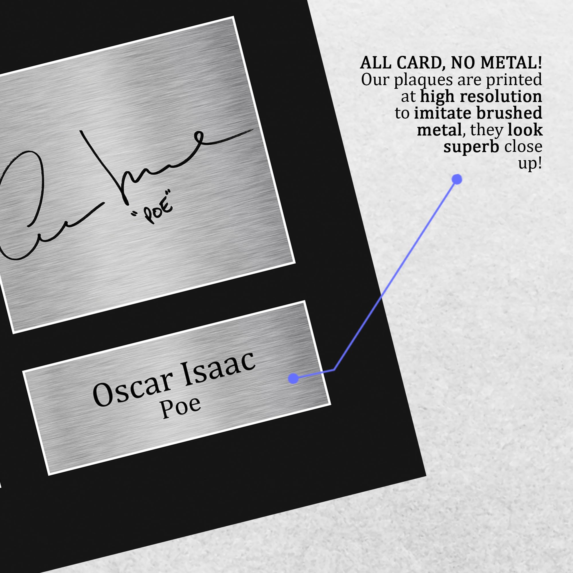 Amazon.com: HWC Trading Oscar Isaac Gifts Signed Printed Autograph