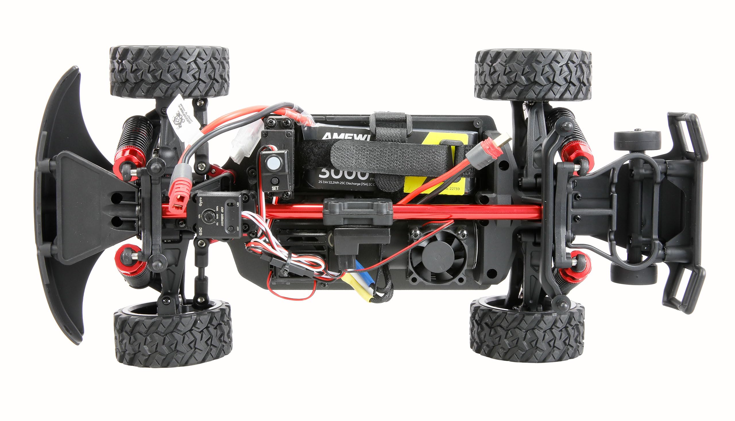 Amewi Hyper GO Short Course Truck Brushless 1:14 RTR z pilotem zdalnego sterowania, akumulatorem, kablem do ładowania