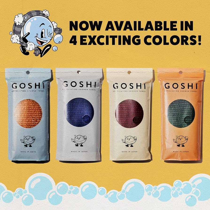 GOSHI ボディータオル Amazon.co.jp: GOSHI(ゴシ) 角質除去シャワータオル 破れにくい角質