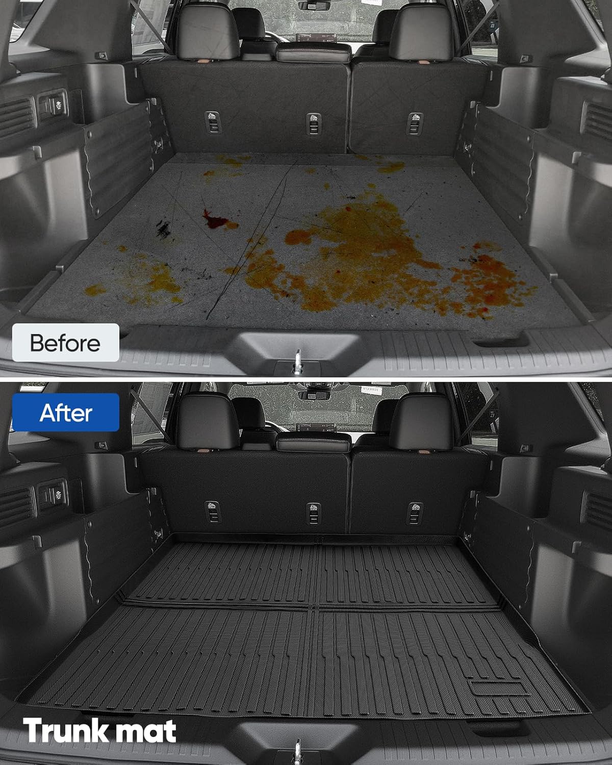 Floor Mats for Honda Passport 2026: Custom Fit All Weather TPE Rubber Car Mats with Cargo Liner, Heavy Duty Waterproof Carpet Protection, 4PCS Set Automotive for 2026 Passport Trailsport Accessories