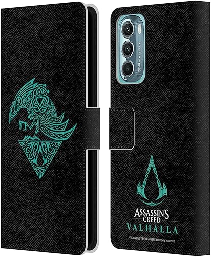 Miniatura 8 de Head Case Designs Officially Licensed Assassin's Creed Eivor Graphic Valhalla Symbols and Patterns Leather Book Wallet Case Cover Compatible with