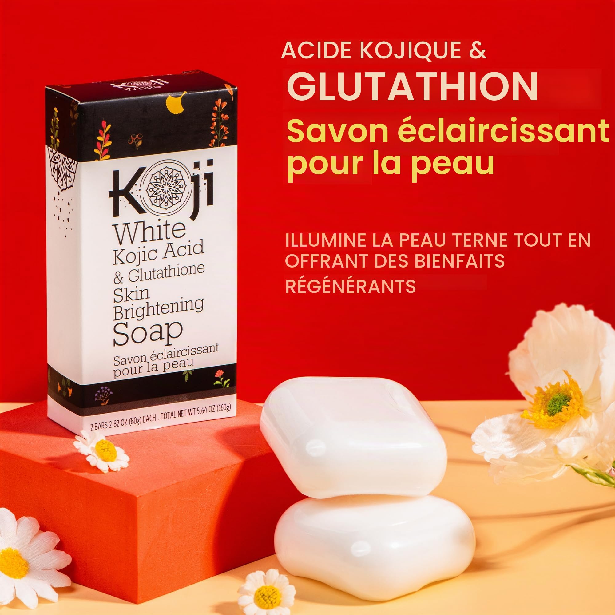kojic and glutathione Koji White Acid & Skin Brightening Soap for Body & Face Exfoliating, Hydrating Pro BPC-157 Drops – Size:10ML Finished Goods