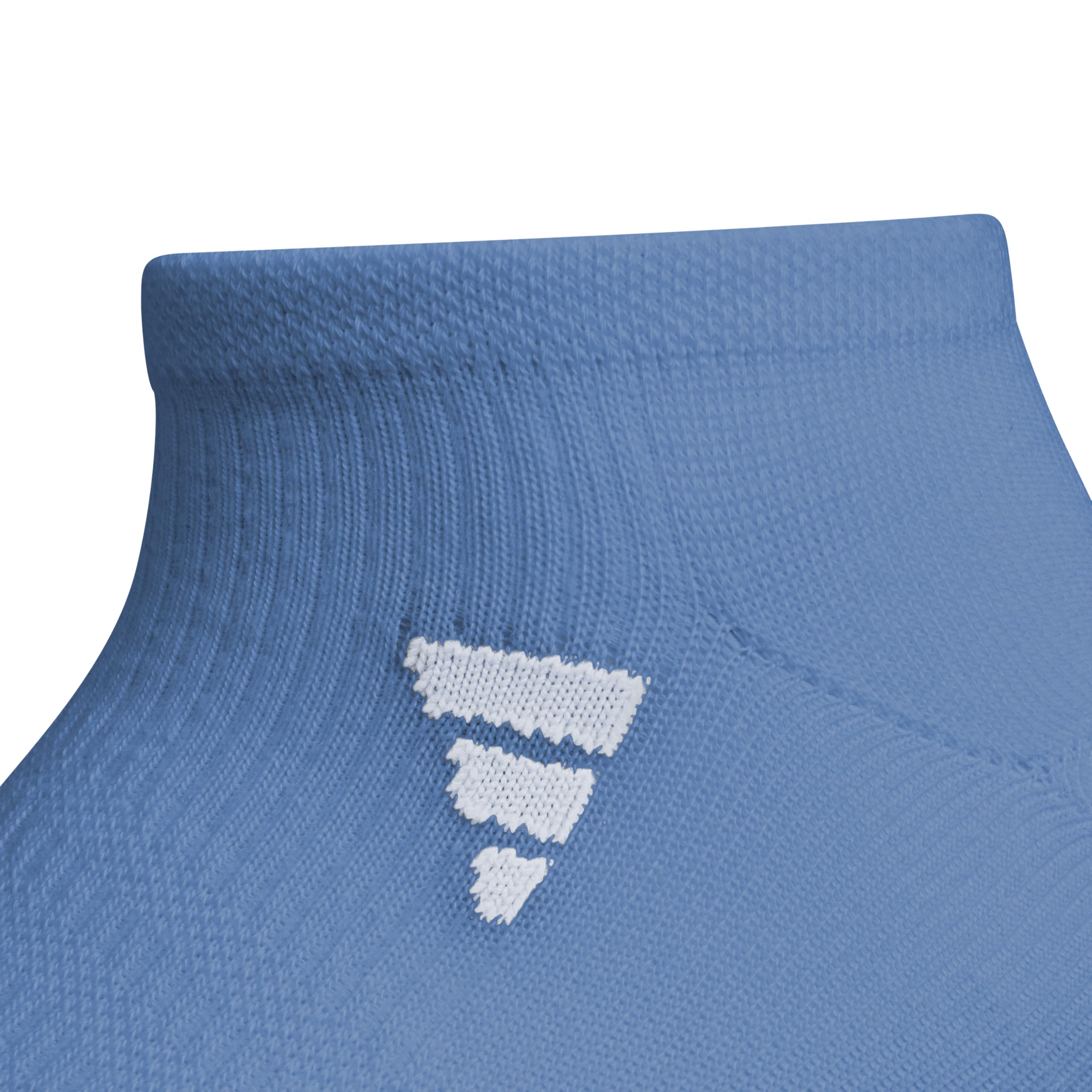 adidas 6 Paar Superlite Damen Sneaker Socken 3.0 Low Cut mit gezielter Polsterung und Fußgewölbekompression - Weiß / Orange Mandarine Halb Ice / Blau
