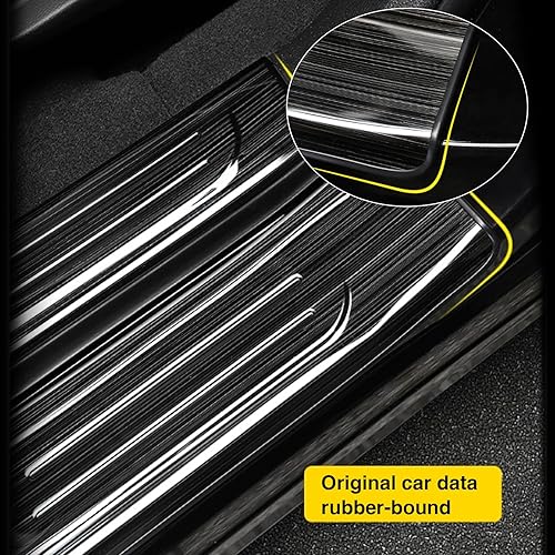 Miniatura 4 de AOMSAZTO 4 piezas de protección para umbral de puerta para Honda CR-V CRV 2023 2024, accesorios de acero inoxidable para decoración de placa de