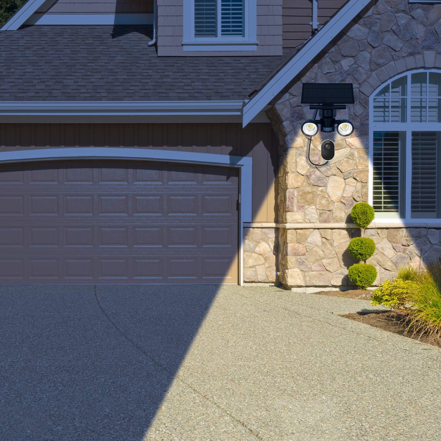 Free Shipping Offer Wasserstein Floodlight, Solar Panel Charger, Motion Activated, Compatible with Arlo Ultra/Ultra 2, Arlo Pro 3/Pro 4 Only (Black) (NOT Compatible with Arlo Essential Spotlight)