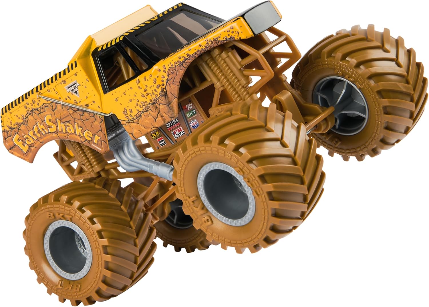 Monster Jam, Official Earth Shaker Monster Truck, Collector Die-Cast Vehicle, 1:24 Scale, Kids Toys for Boys and Girls Ages 3 and up