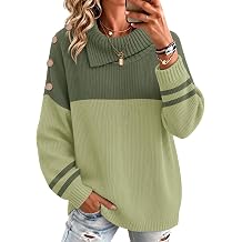 SAUKOLE Womens Off The Shoulder Sweater Casual Oversized Fall Sweaters