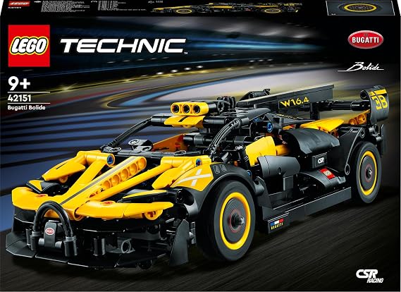 LEGO Technic Bugatti Bolide 42151-9 Yaş ve Üzeri Çocuklar için Oyuncak Yapım Seti (905 Parça)