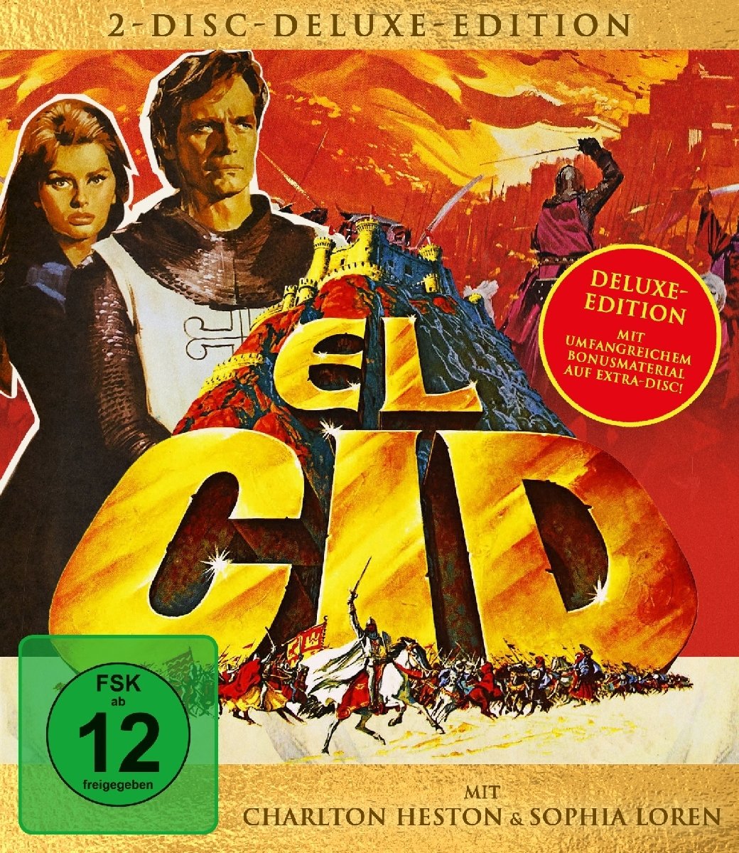 El Cid-2disc Deluxe Edition Blu-ray pour les cinéphiles de l'épopée médiévale