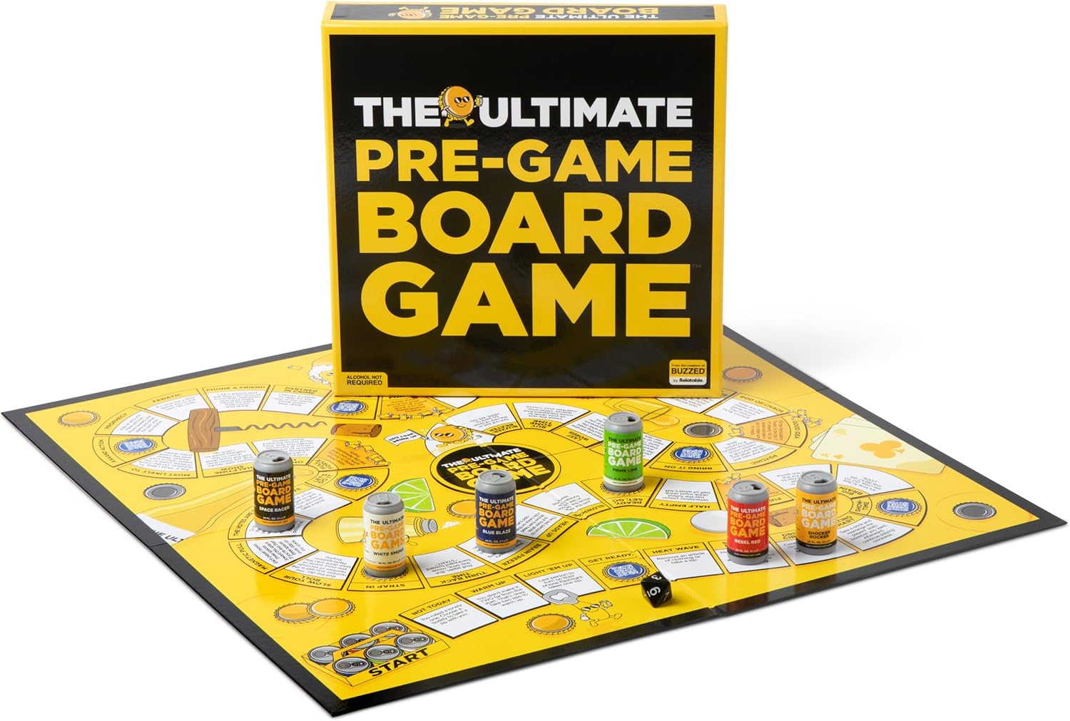 Buzzed: The Ultimate Pre-Game Drinking Board Game by Relatable – Poolside Adult Fun & Party Feels Perfect for Kicking Off a Bachelor Party with Drinks, Challenges, and Epic Drinking Games