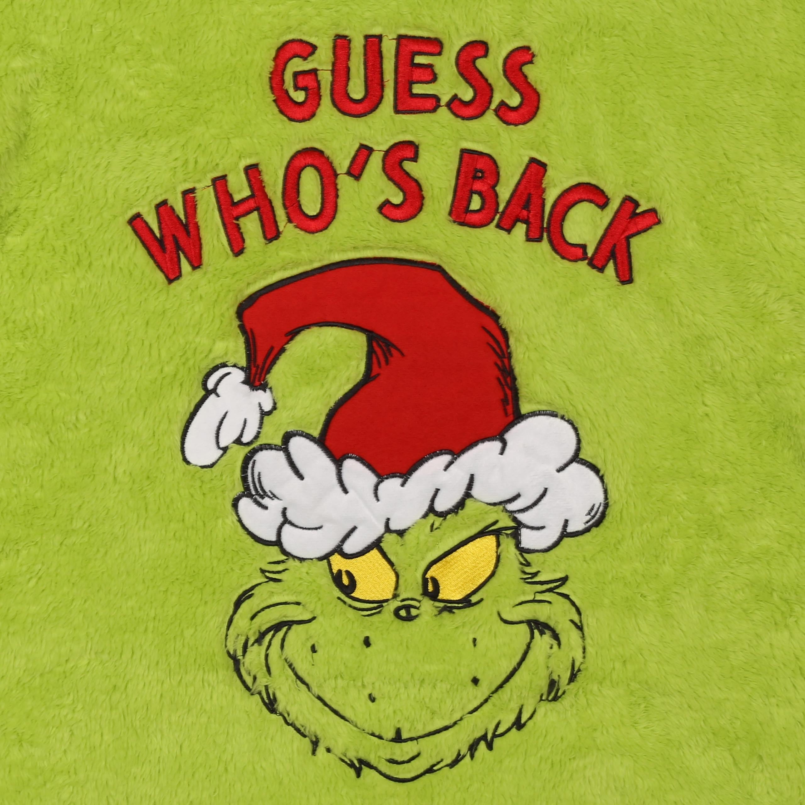 Grinch DAMSKA bluza z kapturem SNUDDIE – Świąteczny SZLAFROK Oversize
