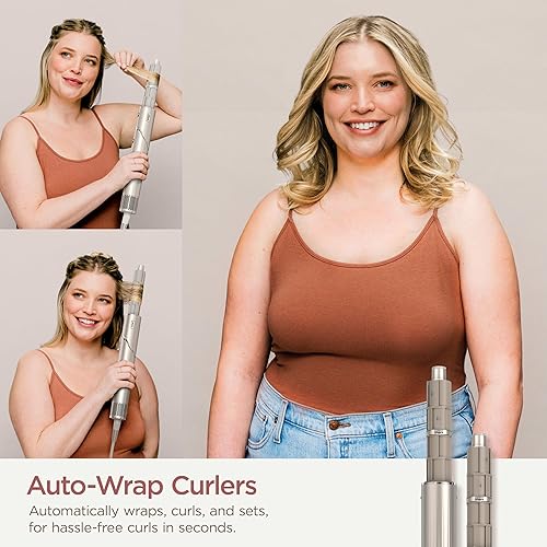 Miniatura 8 de Shark HD430REF (Reacondicionado) Sistema de Secado y Estilizado FlexStyle Air, Potente Cepillo Secador de Pelo y Multi-Moldeador con Rizadores