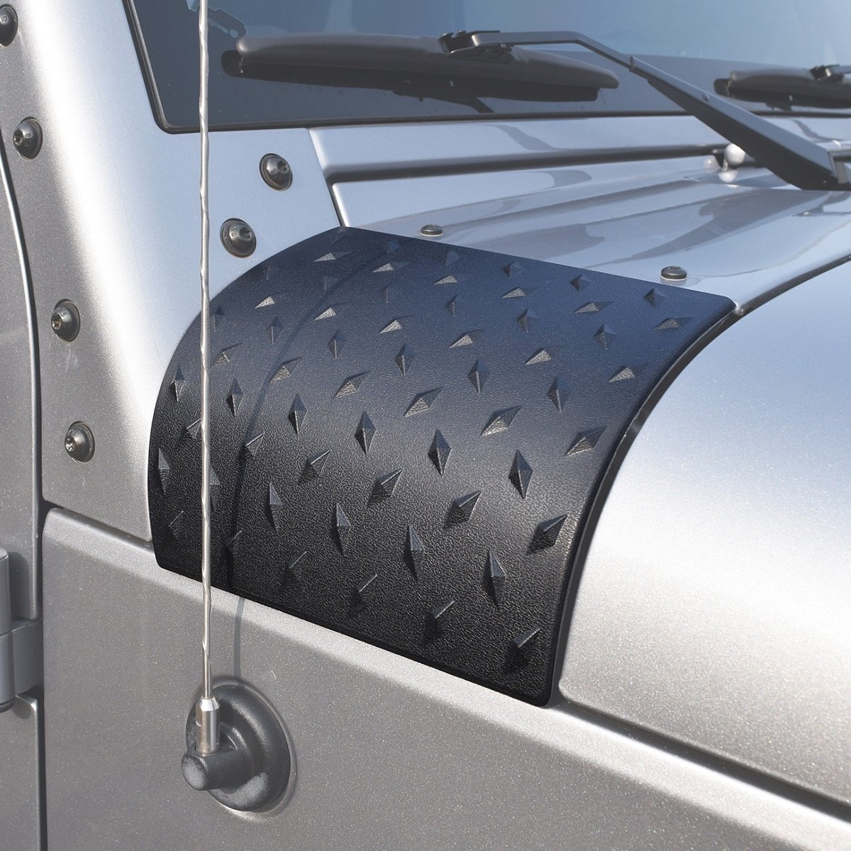 Buy IParts New Black Cowl Body Armor for Jeep Wrangler JK JKU Unlimited Rubicon Sahara X Off