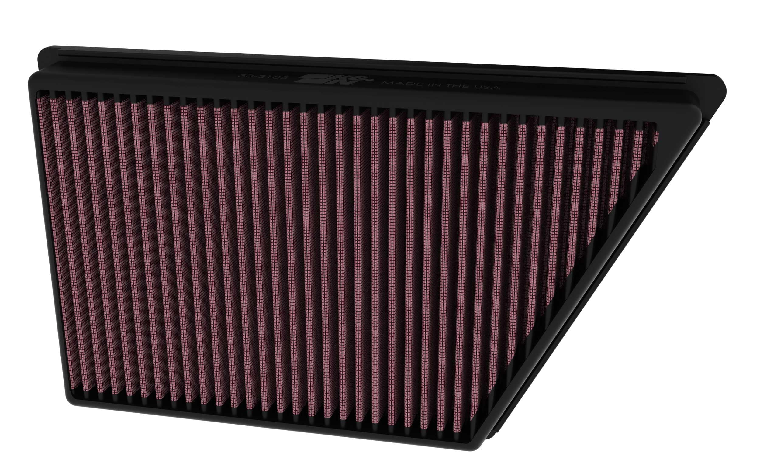 K&N Filtre à air de remplacement compatible avec Ford Ranger & Volkswagen Amarok 2.0/3.0 Diesel 2022- (33-3185)