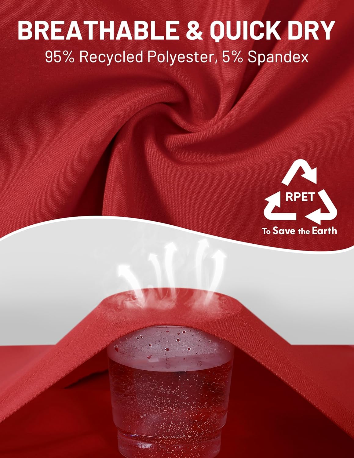 MIER Mens Running Shorts with 5 Inch Inseam, Quick Dry Athletic Shorts for Gym Workout Exercise Training, 3 Zipper Pockets - Image 5