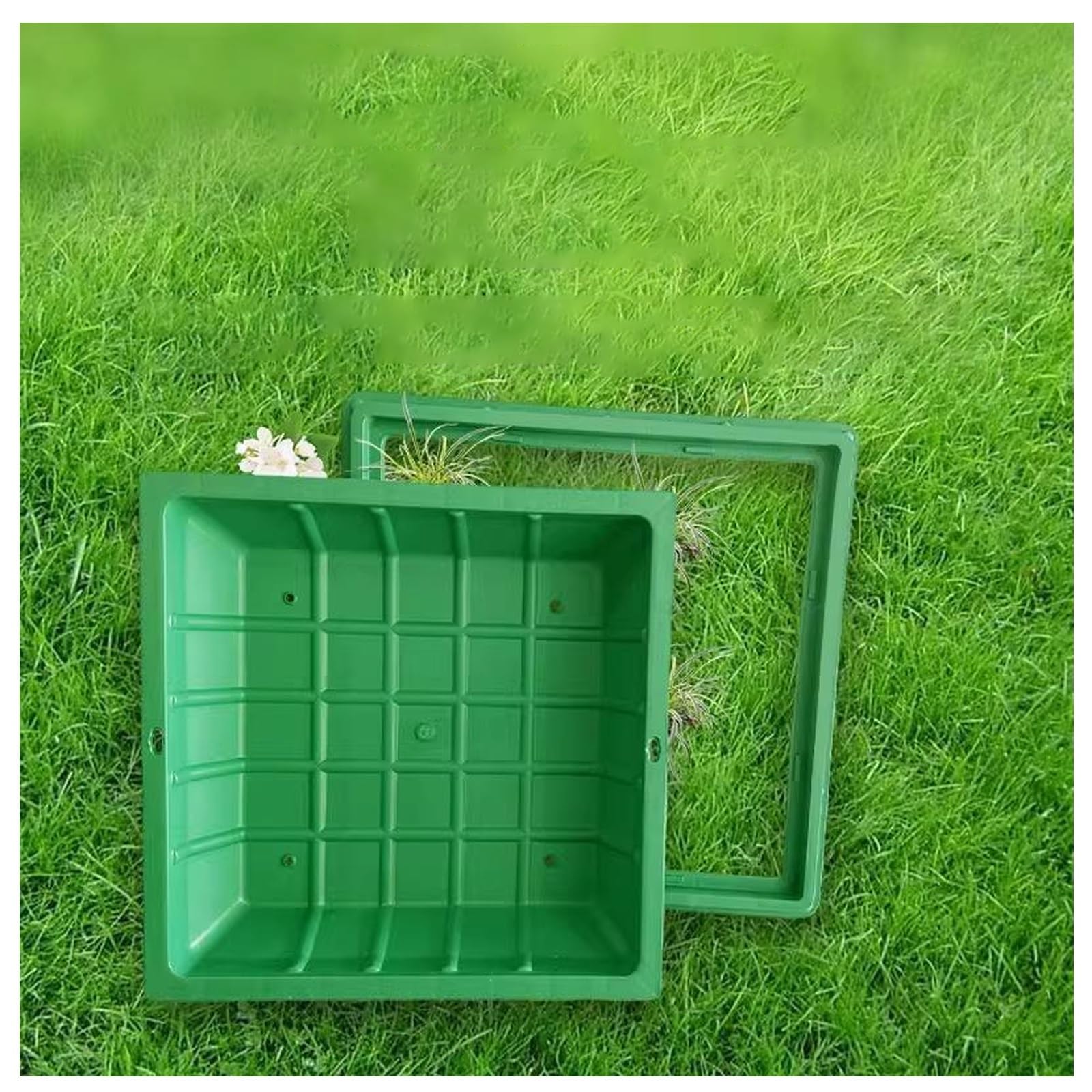Couvercle de regard en plastique durable premium pour aménagement haut de gamme