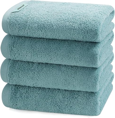 Miniatura 193 de SEMAXE Juego de 12 toallas de 100% algodón, 13 × 13 pulgadas, toallas suaves amarillas para la cara – súper absorbentes y de secado rápido, paño