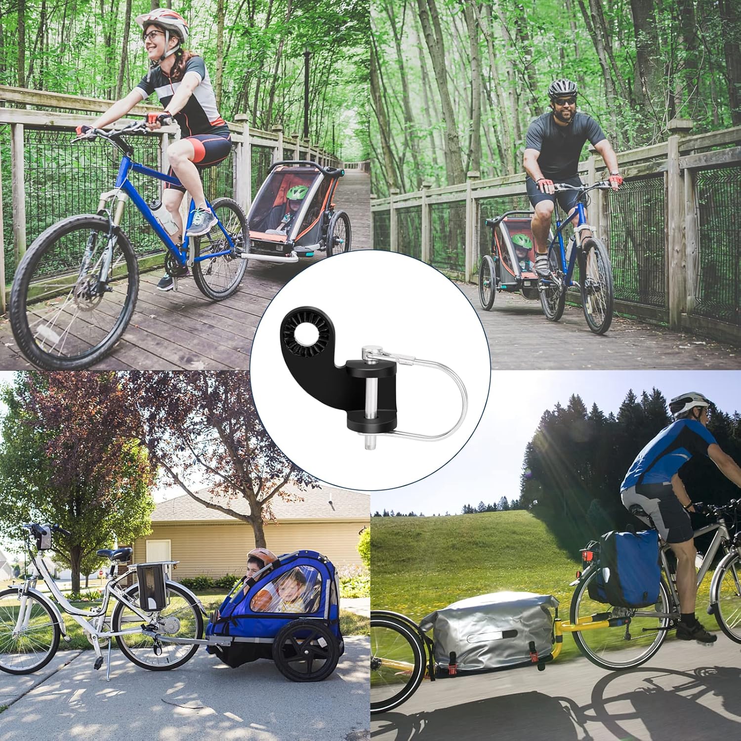 Baby Mountain Bike Kid Trailer Bike Attachment Dog Trailer For