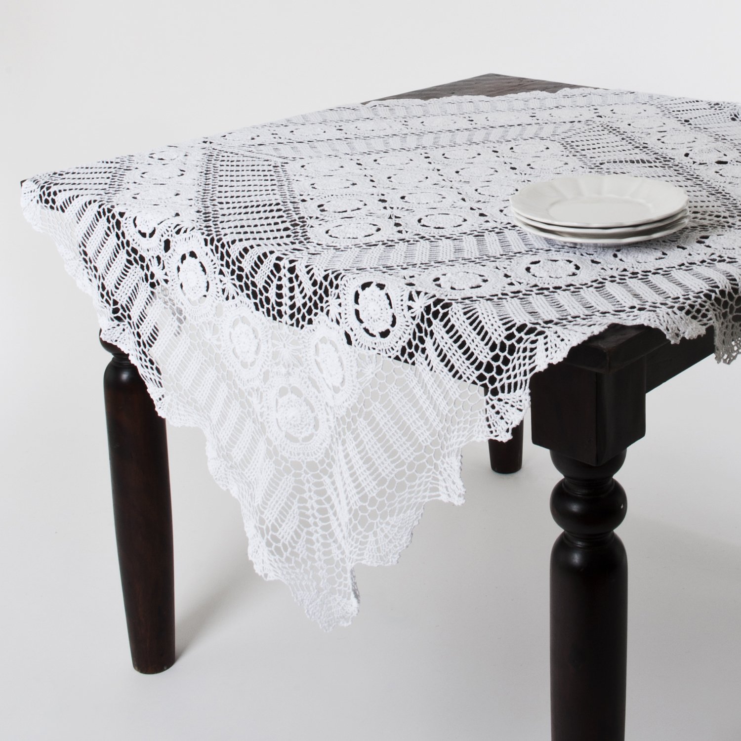 Crocheted Lace Tablecloth Free Patterns