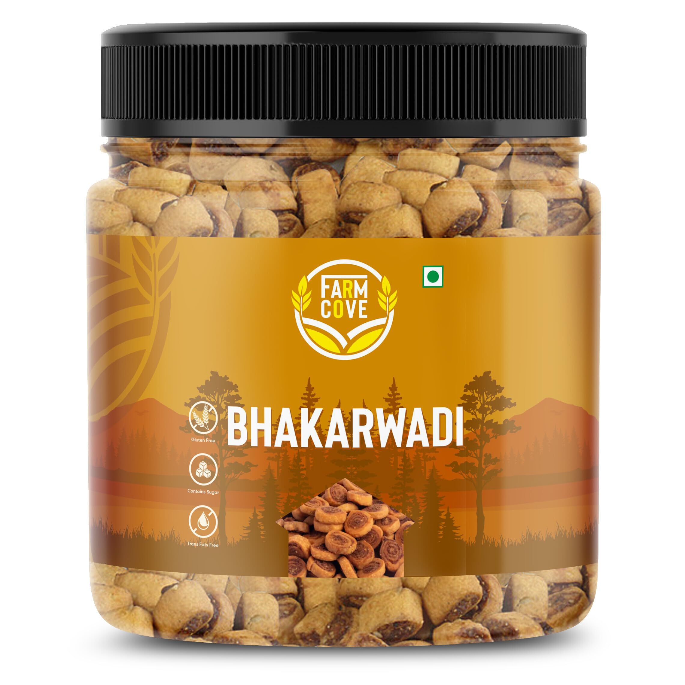 FARM COVE 250g Authentic Rajasthani Bhakarwadi | Crispy & Spicy Tea-Time Snack | Traditional Sweet & Tangy Roll |-picture-21