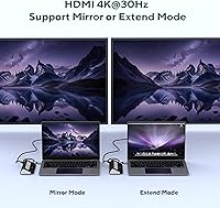 Vista 9 de P9 USB C Hub, INTPW 9-en-1 Adaptador USB Multipuerto con HDMI 4K, PD 100W, USB-C y 2 USB A 3.0 5Gbps, 2 USB A 2.0, Lector de Tarjetas SD/TF, Hub USB