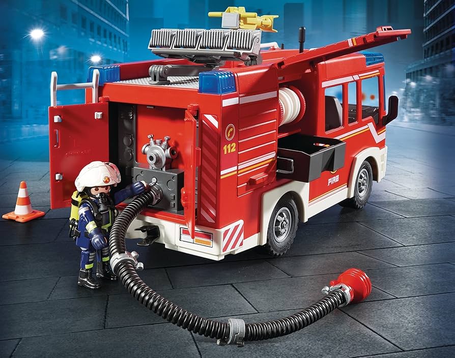 Amazon.co.jp: Playmobil 9464 City action - Fire Engine