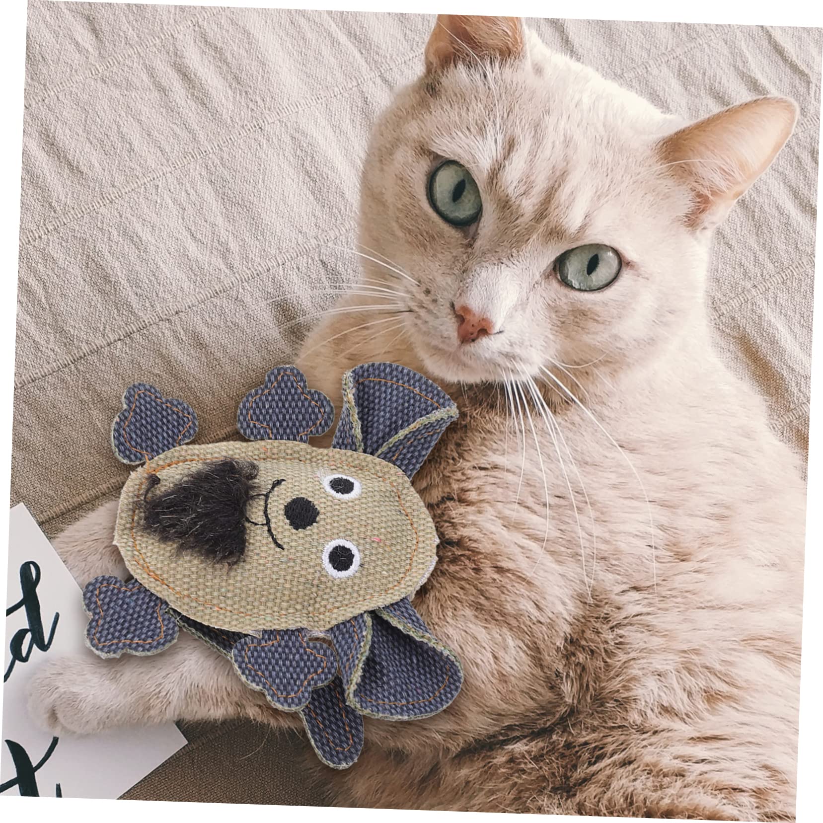ABOOFAN Lot De 5 Jouets pour Chats Souris Interactives À Mâcher Et À Faire De Dentition 2 Pièces X 5