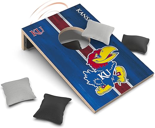 Vista 7 de SOAR Juego de Cornhole de mesa NCAA y altavoz Bluetooth