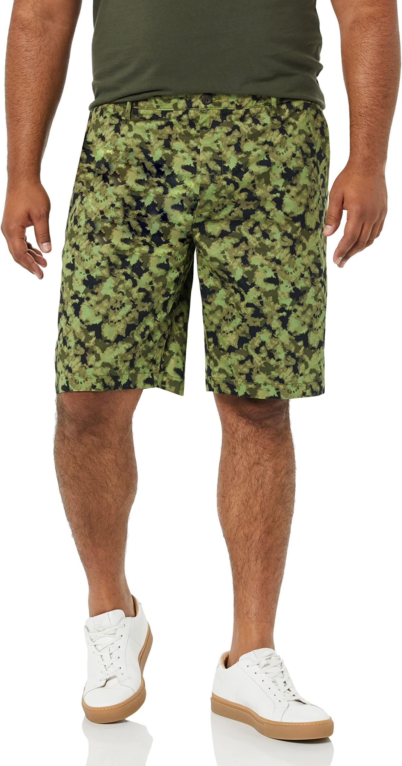 Goodthreads Men's Slim-Fit 11" Flat-Front Comfort Stretch Chino Short