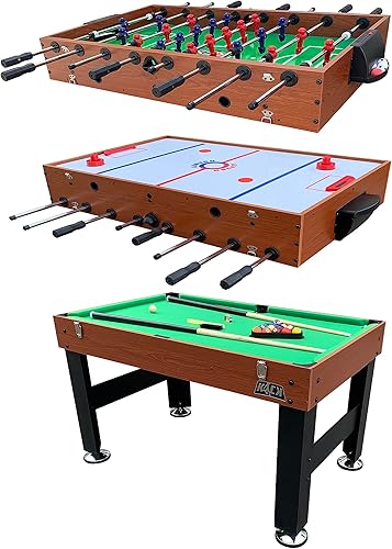 Miniatura 10 de KICK Trilogy - Mesa de juego múltiple 3 en 1 de 55 pulgadas