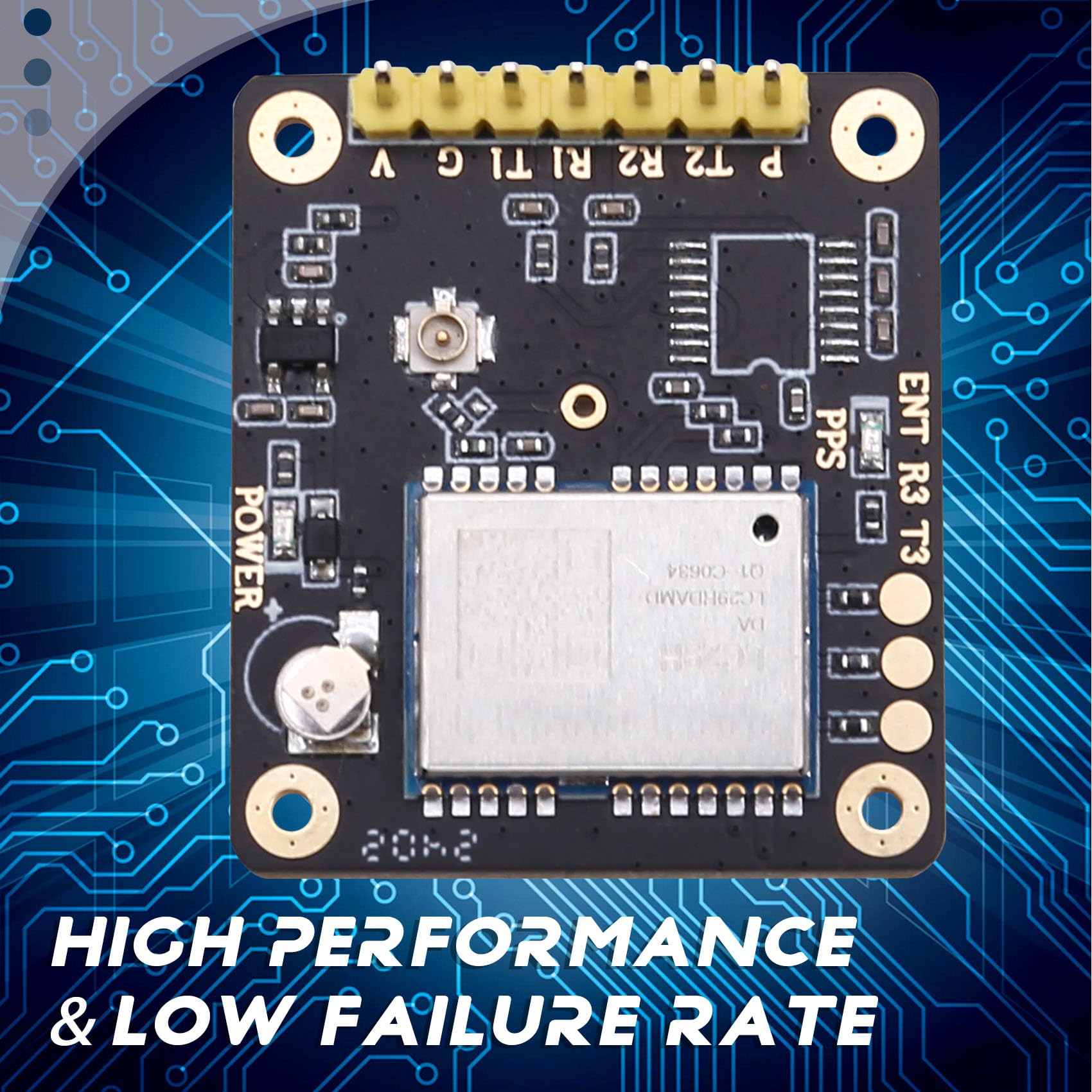 Platine de base RTK haute précision Quectel LC29H double fréquence L1/L5 Module de positionnement Sortie RTCM Données LC29HDA