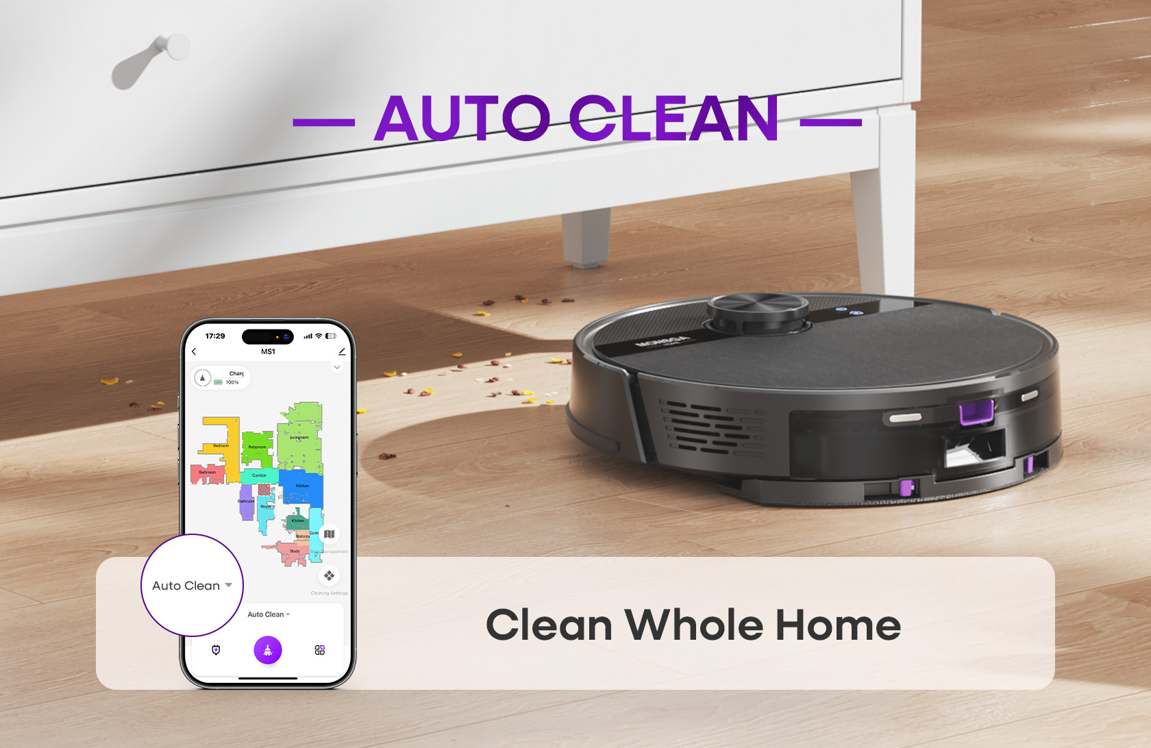 MONSGA Robot Vacuums and Mop, 7000Pa Robotic Vacuum with Lidar