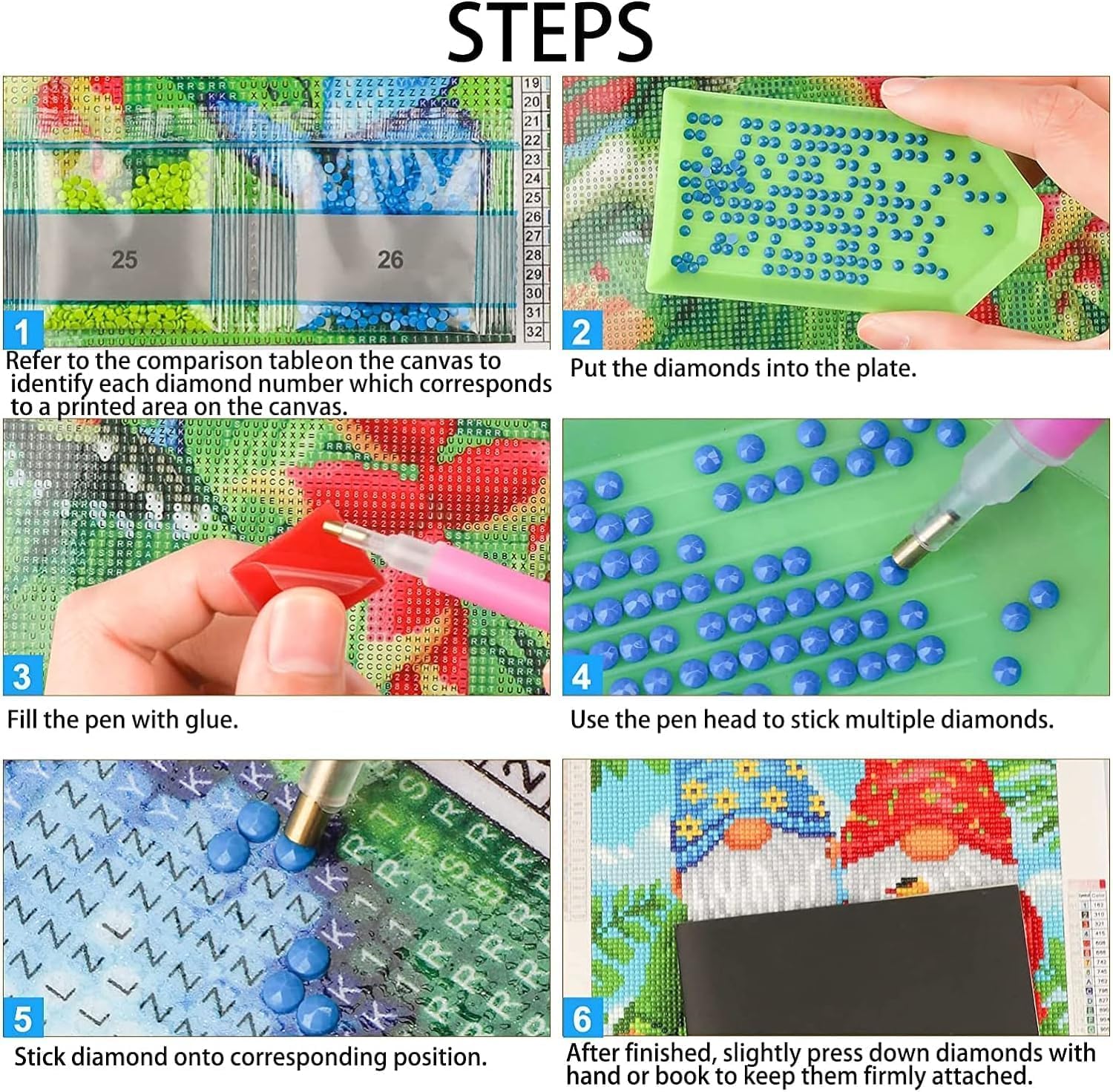 Amazon | ダイヤモンドアートペインティングキット、フジヤマ