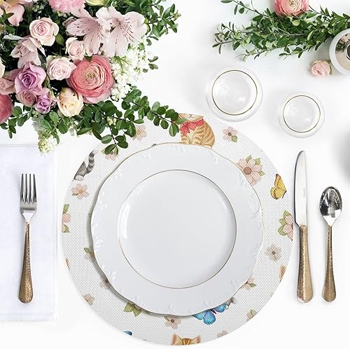 Miniatura 5 de Playful Kittens Table Placemat, Non Slip Heat Resistant Dinner Mat for Kitchen one sizex4