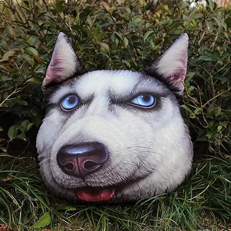 Amazon 3 Dかわいいシミュレーション面白い犬漫画枕犬の頭のパーソナリティぬいぐるみペットのおもちゃオフィスホームクッション感謝祭 Pillow10 33 38cm 枕 オンライン通販