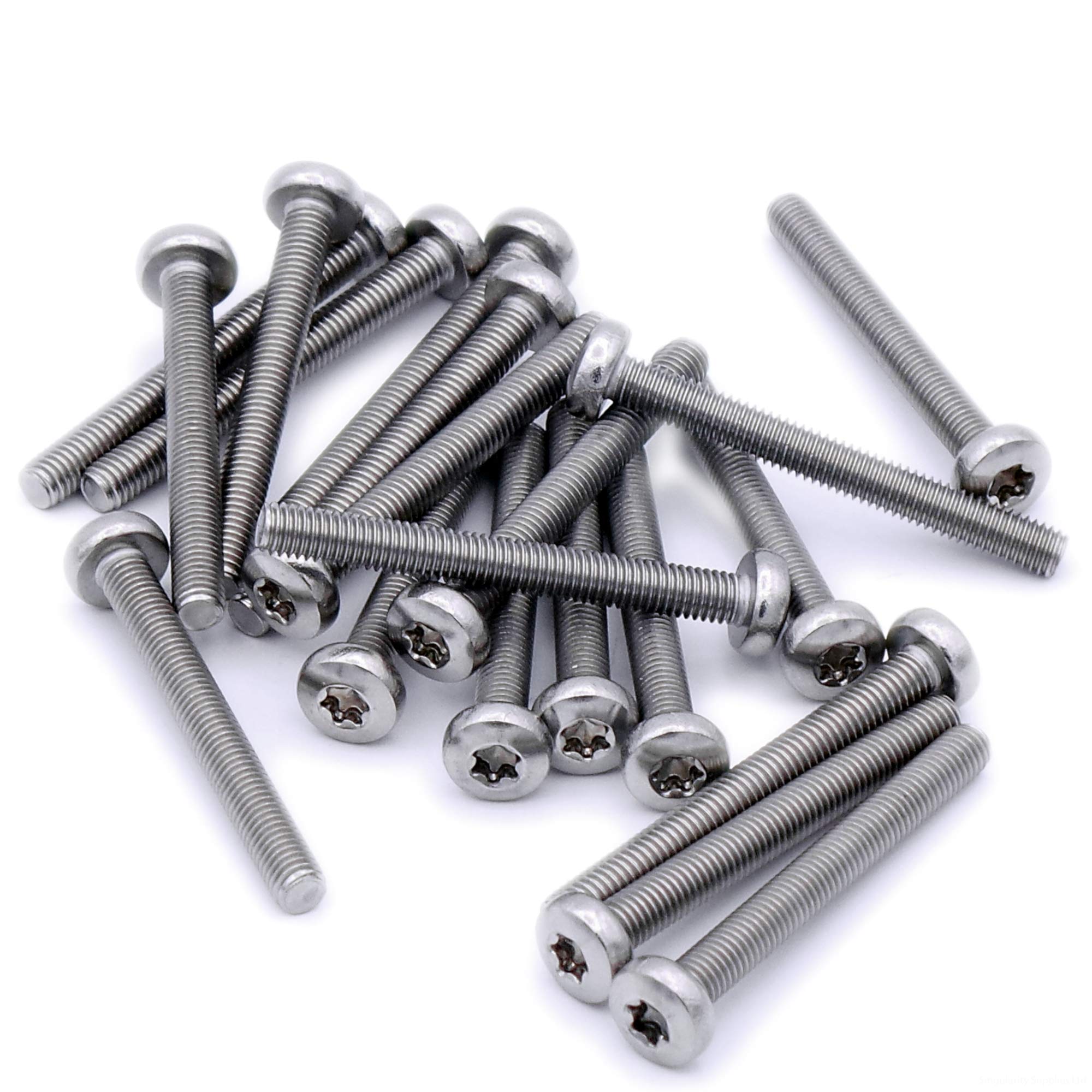 Singularity Supplies M6 (6Mm X 30Mm) Tx Pan Machine Screw (Bolt) - Stainless Steel (A2) (Pack Of 20)