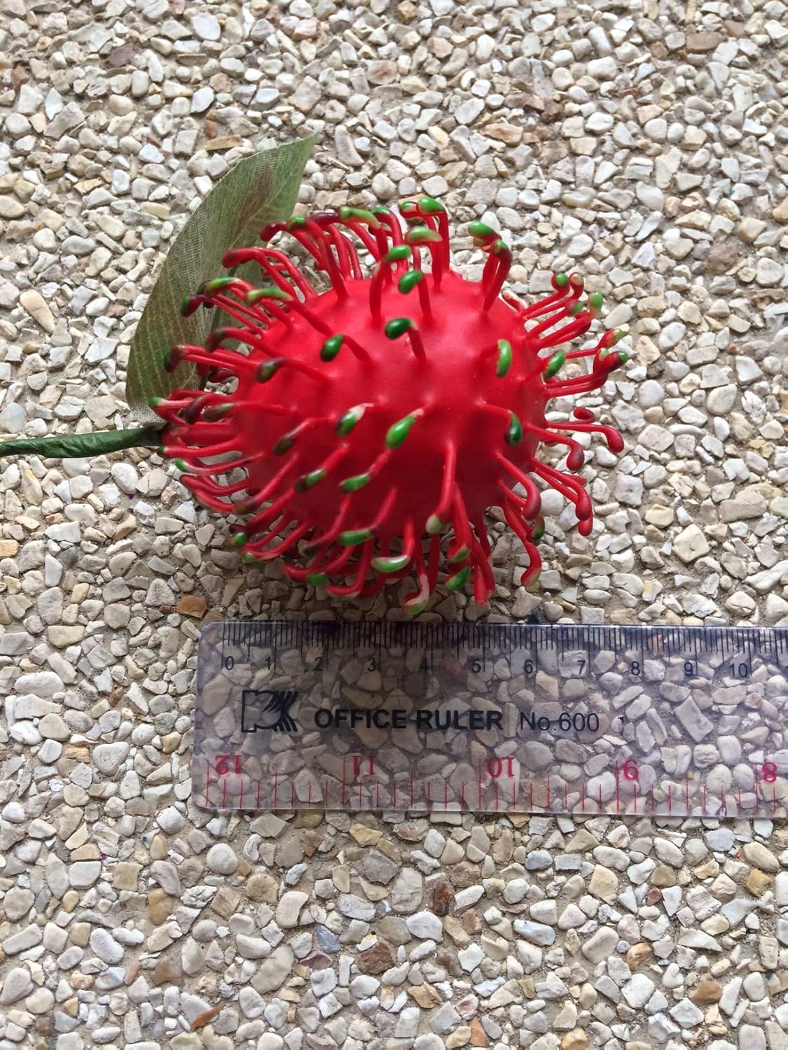 Artificial Rambutan Fake Fruit ( Pack of 6 )