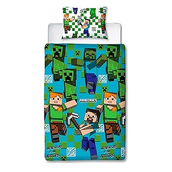 Character World Minecraft Official Single Duvet Cover