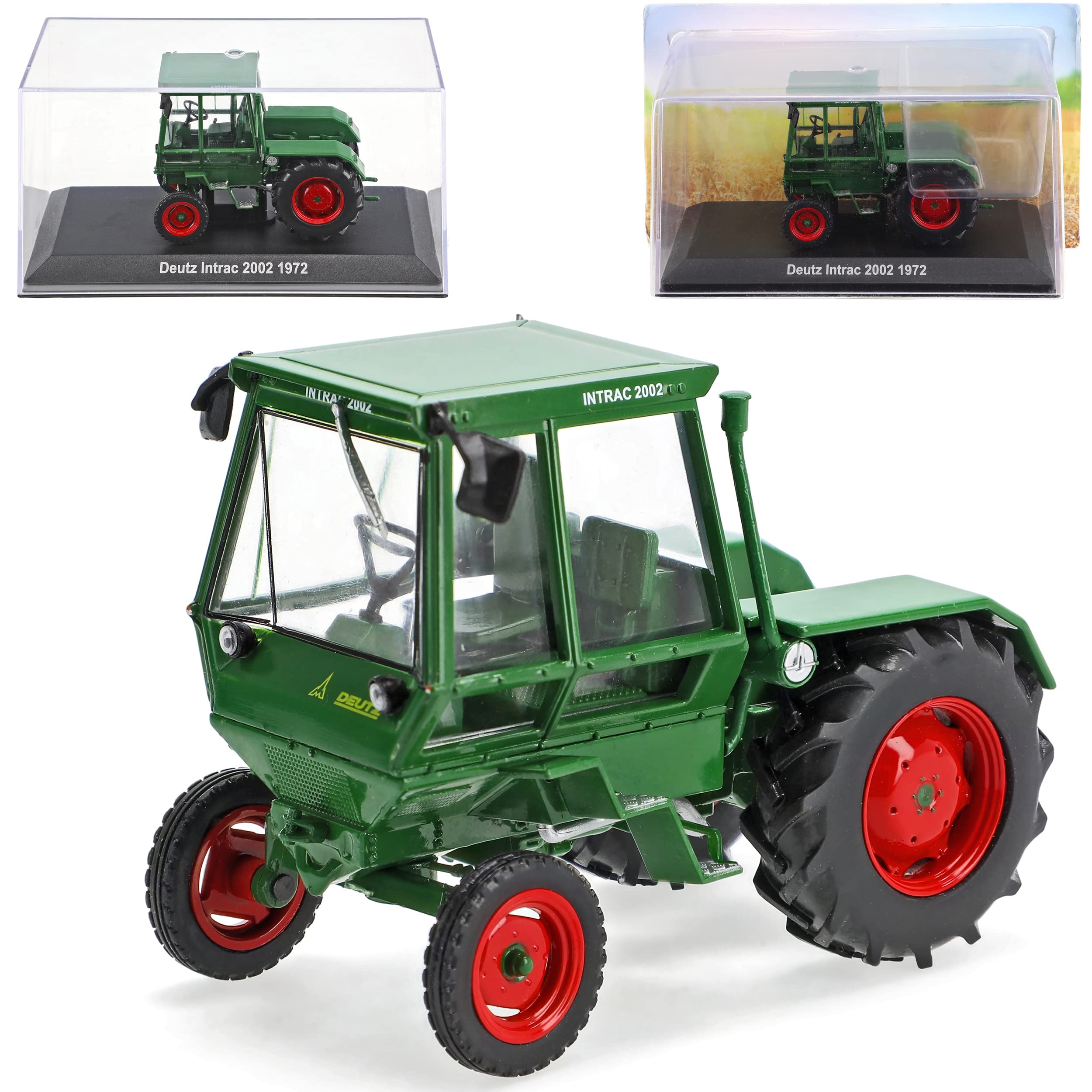Generisch Deutz Intrac 2002 Grün Traktor 1972 1/43 Hachette Ixo Modell Auto