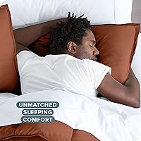 Vista 80 de Bare Home Funda de edredón extra larga – Premium 1800 súper suave – Funda de edredón ligera y fresca – Ropa de cama suave y transpirable