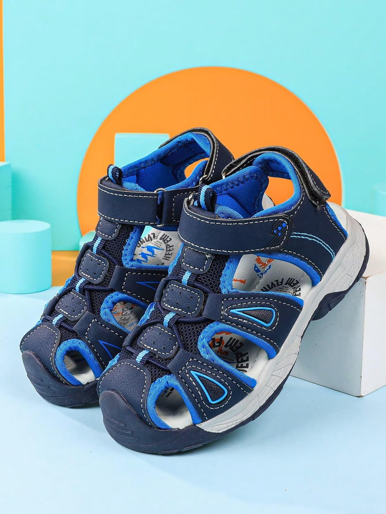 Sommer-Sandalen für Jungen und Mädchen, geschlossene Zehen, Wasserwandern, leicht, athletisch, Outdoor-Sandalen - 3