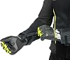 SHIMA Solid Men's Motorcycle Jacket with Protectors Airforce Back Protector Motorcycle Jacket Summer Protective Jackets Textile Jacket Waterproof Powersports Protective Gear (Men Fluo Ventilated L)