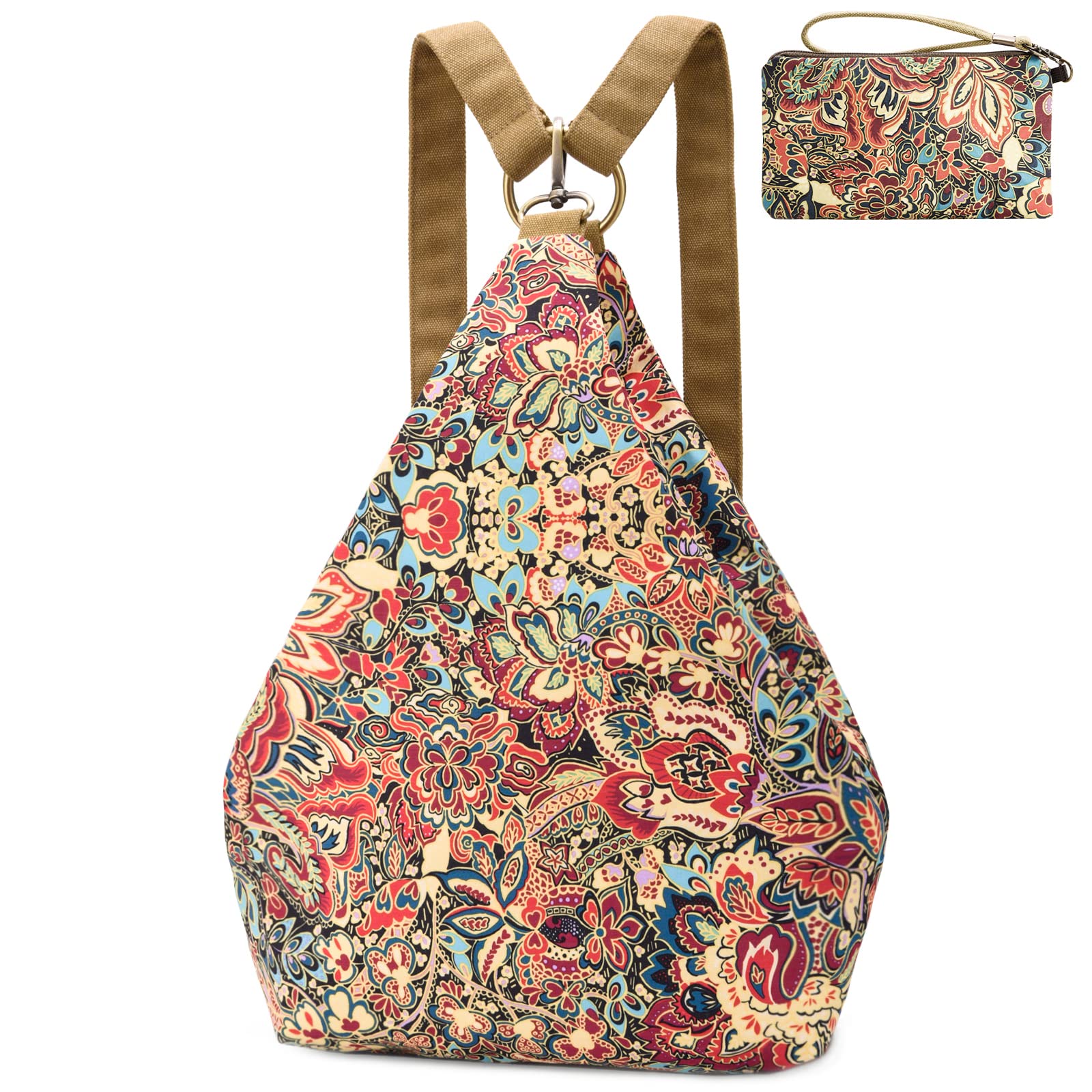 Black Butterfly Premium Backpack for Women, Bohemia Style Fashion Casual Daypack Backpack, Small Backpack Purse (01-yellow Plus)